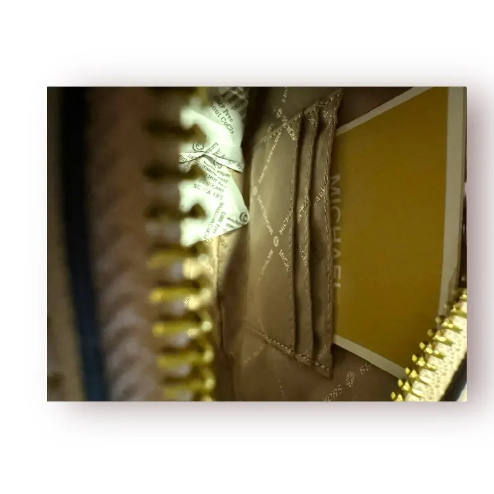 Michael Kors Leather Oval‎ Crossbody Jet Set Travel Blush Pink - Picture 7 of 8